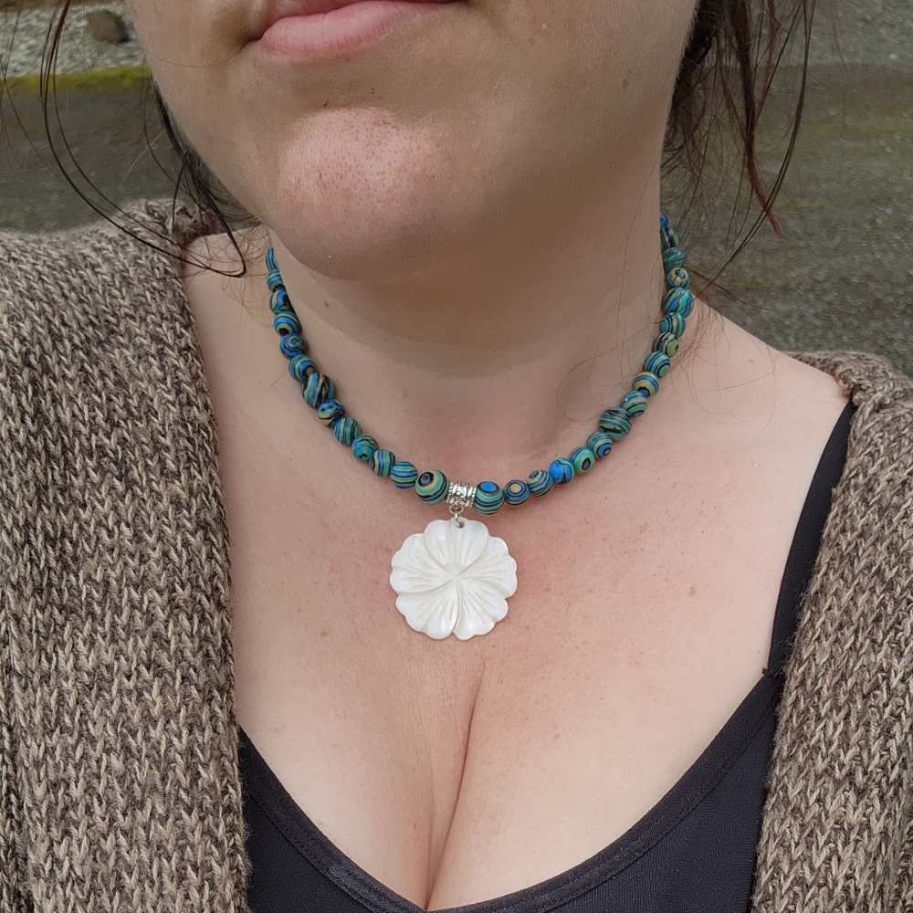 🐚 Shell wire necklace - Picture 6 of 7